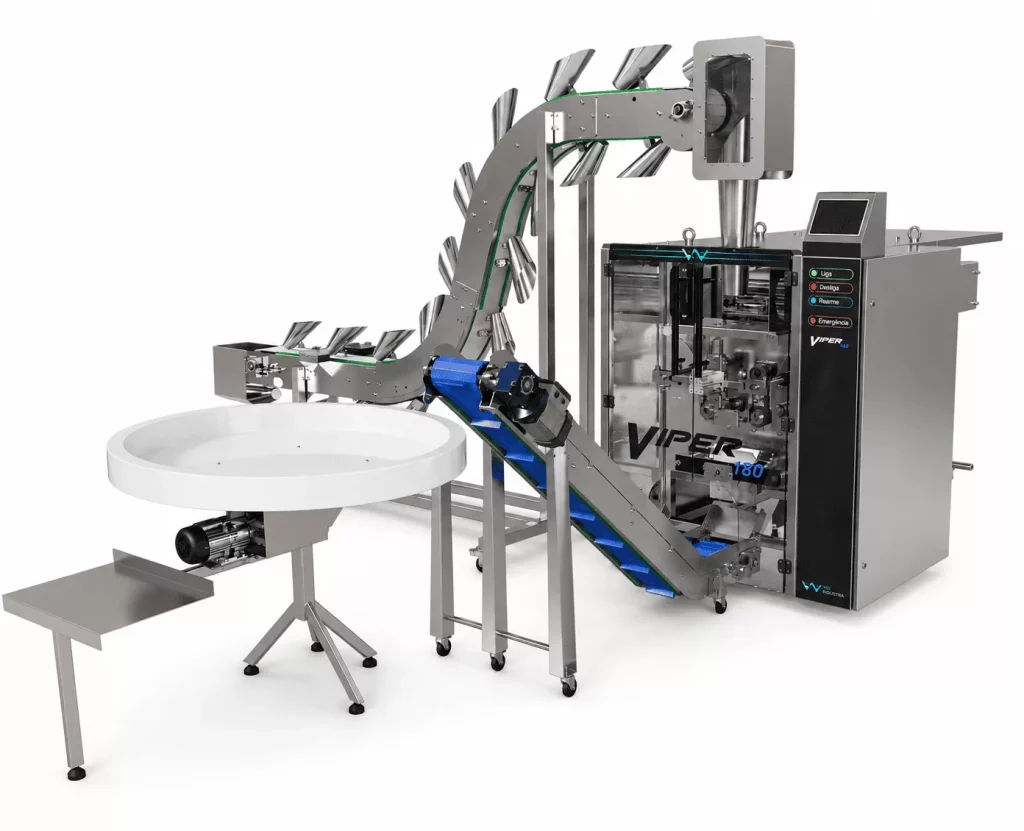 Estação Semiautomática Embaladora de Kits (Até 50 PPM) - conjunto de equipamentos VID Indústria