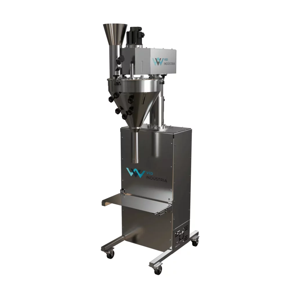 Estação Semiautomática de Envase para Pós (Até 15 PPM) - conjunto de equipamentos VID Indústria