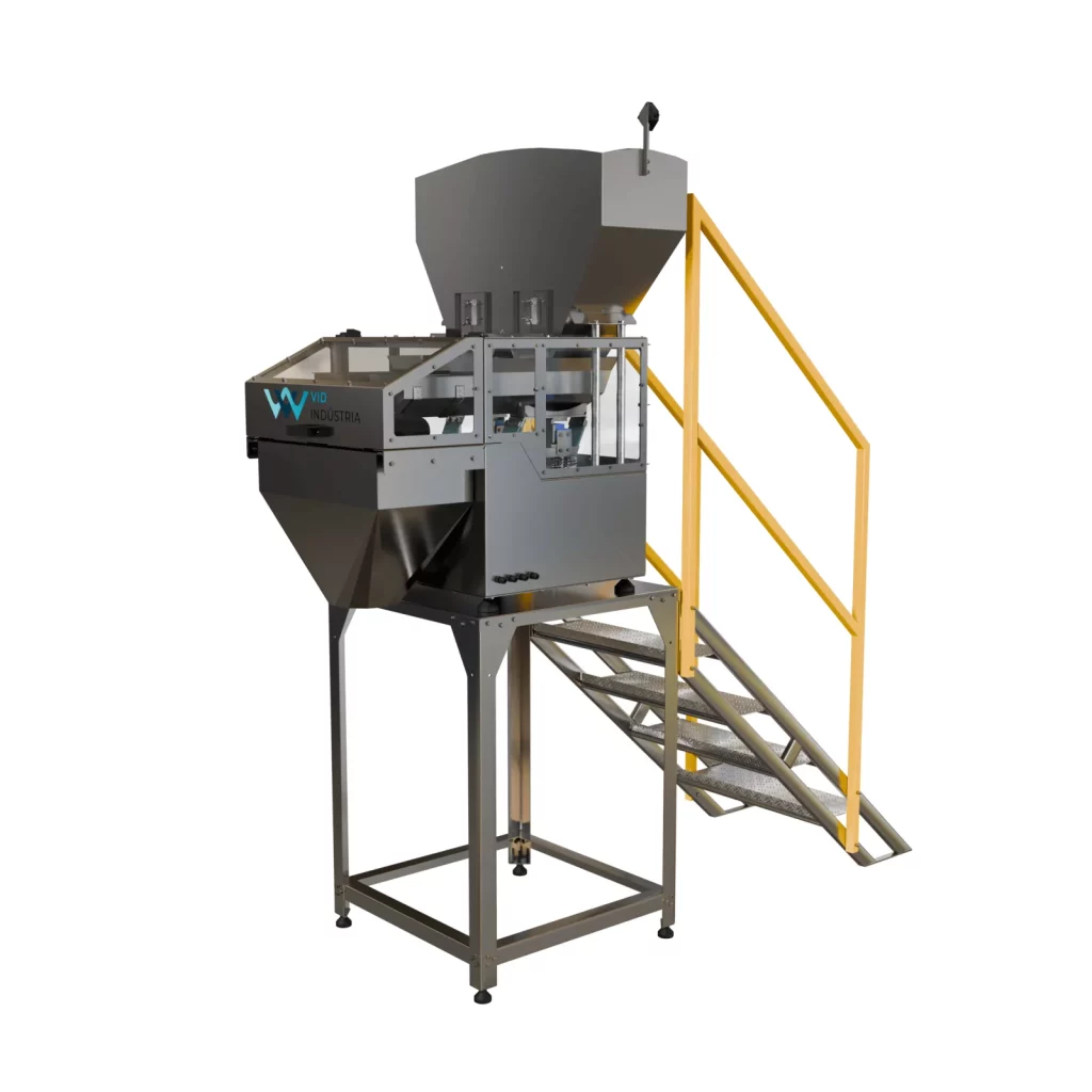 Estação Semiautomática de Pesagem Industrial (10 a 20 PPM) - conjunto de equipamentos VID Indústria