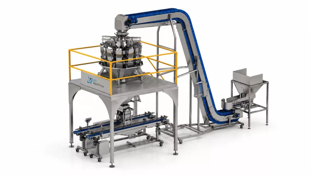 Linha de Alta Performance para Bandejas de Tomate Grape e Mirtilo (Até 40 PPM) - conjunto de equipamentos VID Indústria